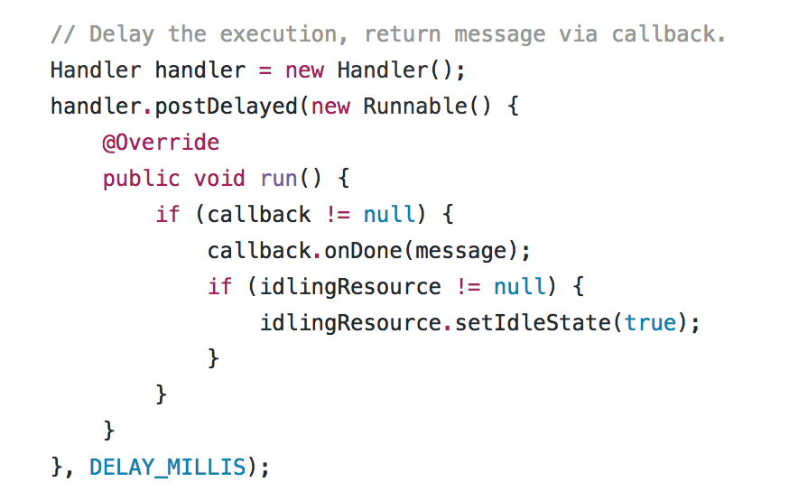 handler.postDelayed() has 2 parameters - a Runnable and a time delay