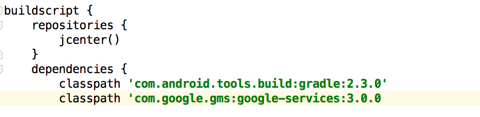 Add this dependency in the project-level build.gradle