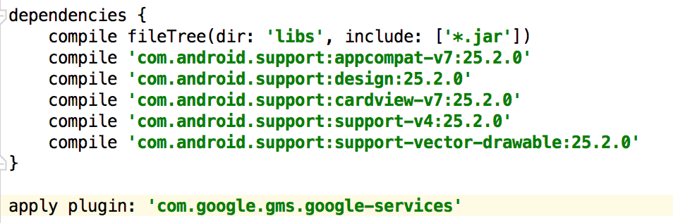 Add this plugin at the bottom of the app-level build.gradle