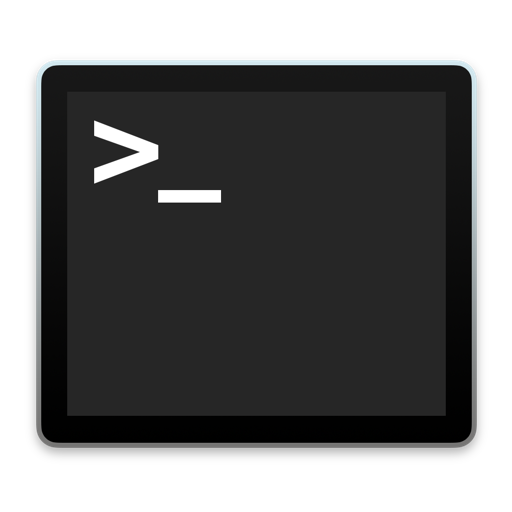 Mac terminal icon.