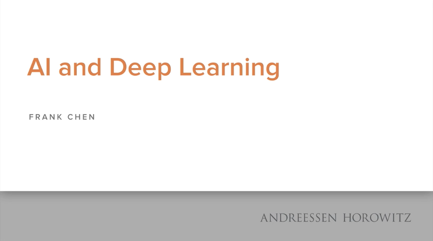 AI and Deep Learning