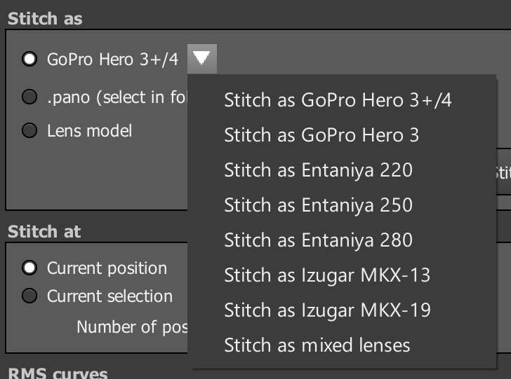 There are many camera options available.