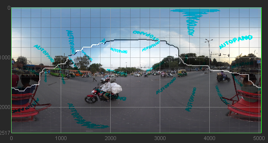 Smart cutting gives you an irregular seam between your images