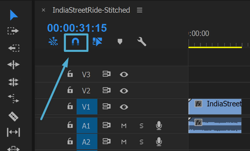 Make sure you have snapping turned on. This is enabled by clicking on the magnet.