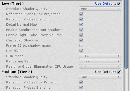 Changing Render Settings