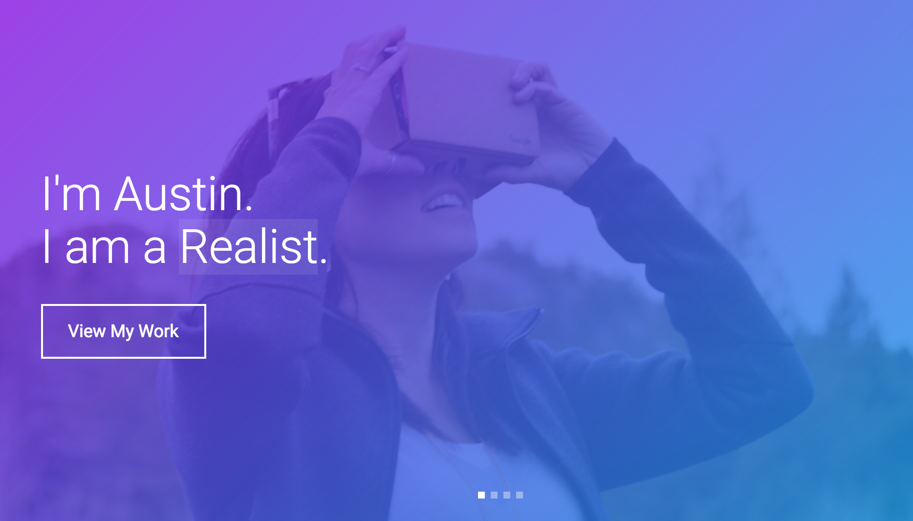 [Austin McCasland](http://www.austastic.com/) is a UX and VR developer whose portfolio reflects a strong sense of identity and experience.